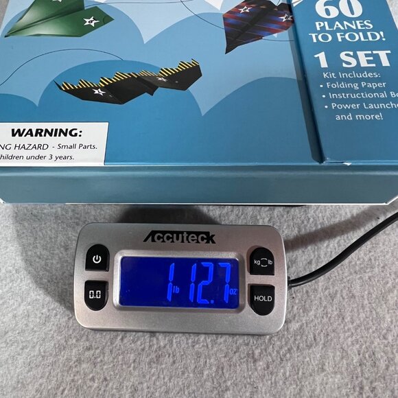 Fun With Paper Planes Set By SpiceBox 60 Planes Fold & Fly Book & Power Launcher - Picture 12 of 12